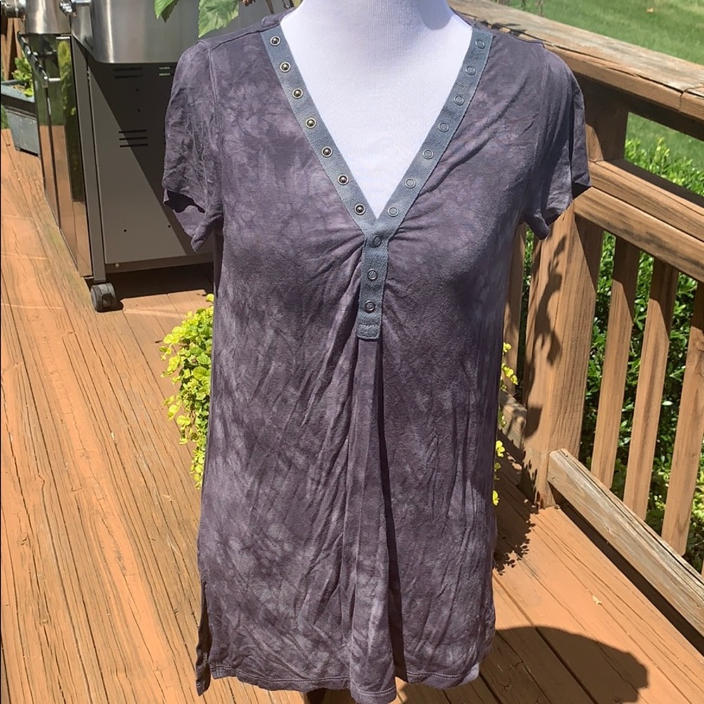 grey tie dye soft and sexy ae tshirt